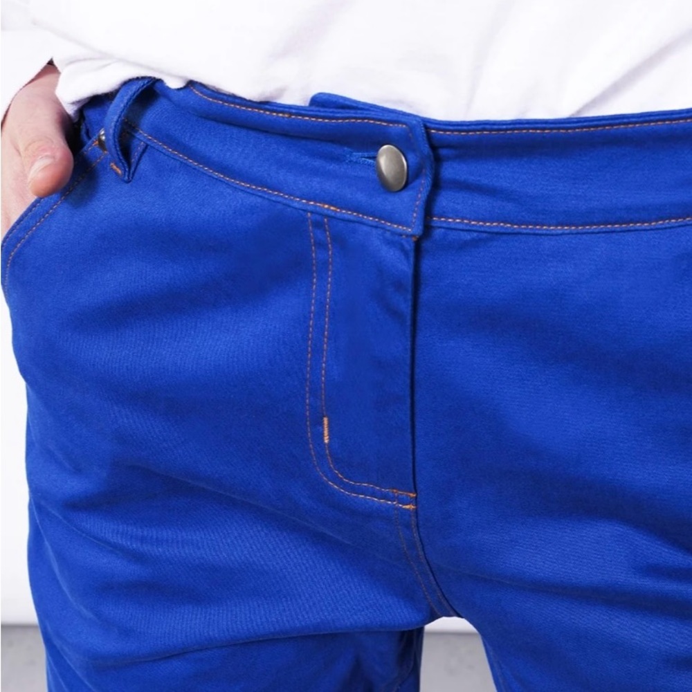 WILDFANG electric blue workwear pants